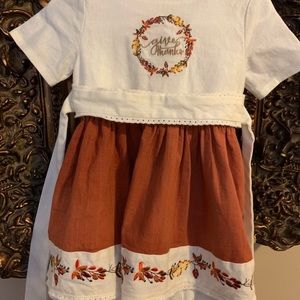Evie’s closet give thanks dress Sz 18 mos